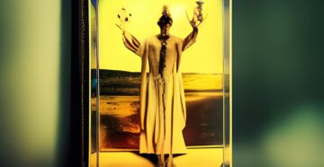 tarot card reading realistic photo of, award winning photograph, 50mm, by Salvador Dali, Cinematic Lighting